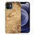 iPhone 12 | 12 Pro (6.1") TPU Siliconen Hoesje Marmer Creme