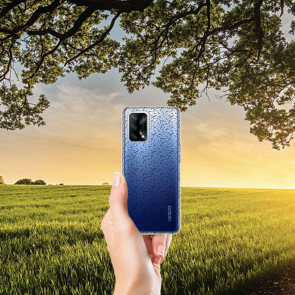 OPPO A74 4G TPU bumper Stripes Dots B2C Telecom
