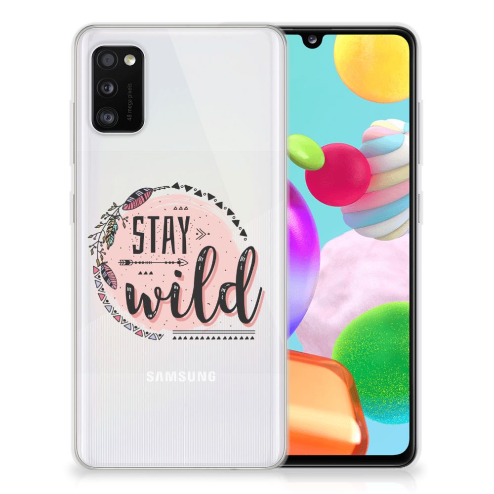 Samsung Galaxy A41 Telefoonhoesje met Naam Boho Stay Wild B2C Telecom