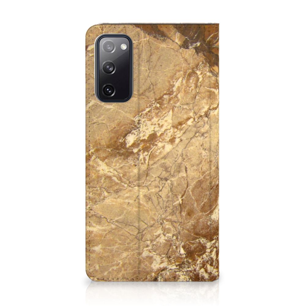Samsung Galaxy S20 FE Standcase Marmer Creme - B2C Telecom