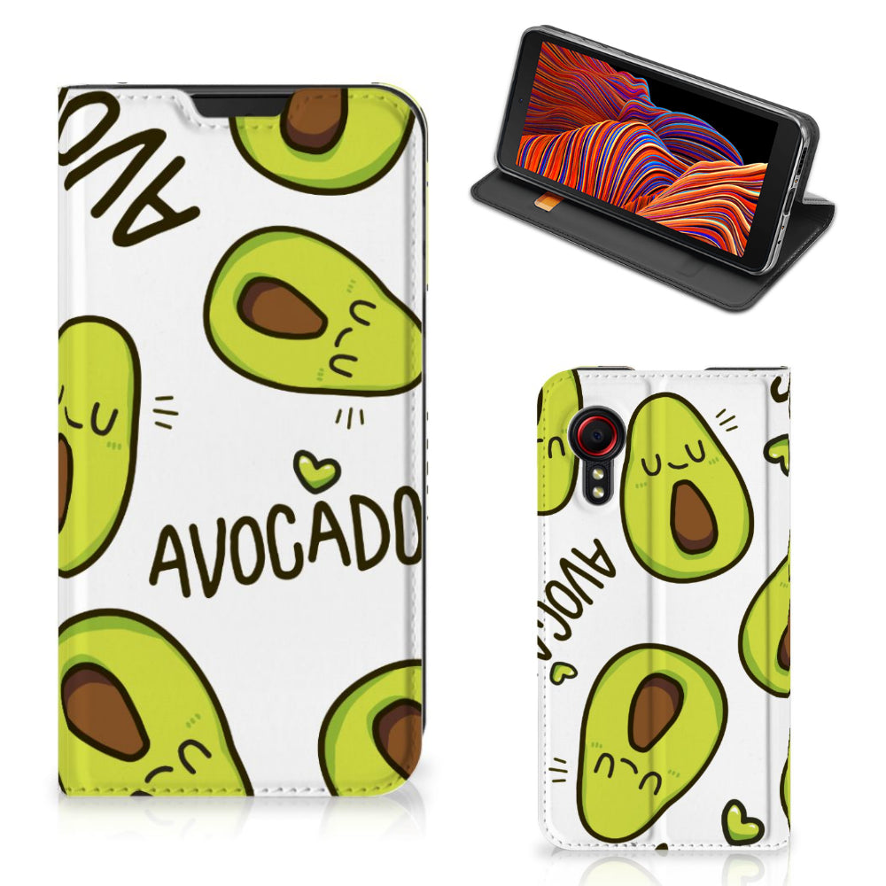 Samsung Galaxy Xcover 5 Magnet Case Avocado Singing