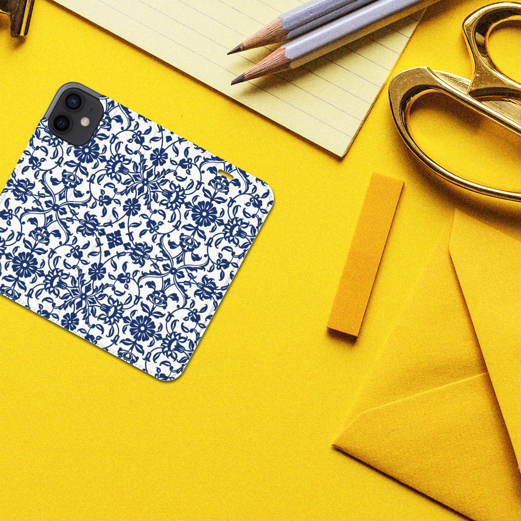 iPhone 12 Mini Smart Cover Flower Blue - B2C Telecom