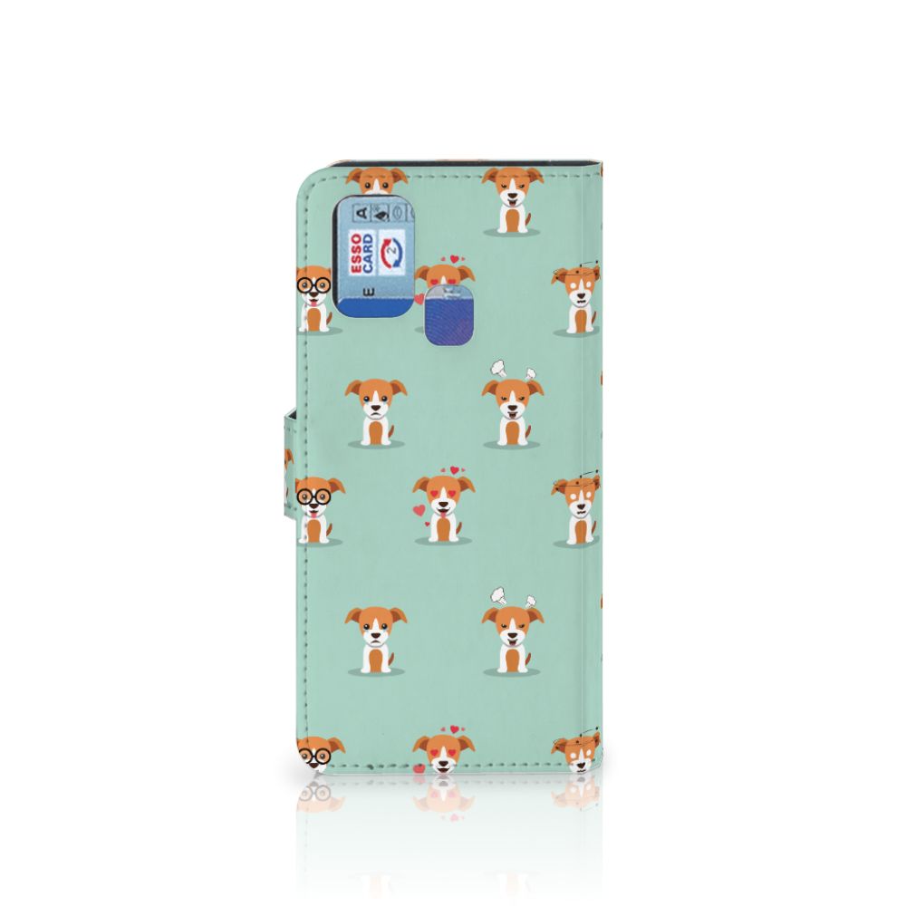 Samsung Galaxy M31 Telefoonhoesje met Pasjes Pups