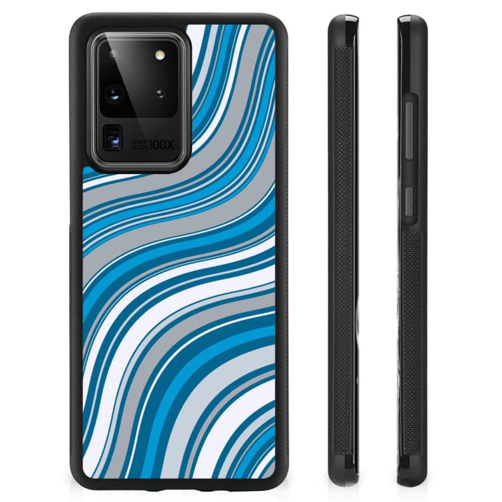 Samsung Galaxy S20 Ultra Bumper Case Waves Blue B2C Telecom