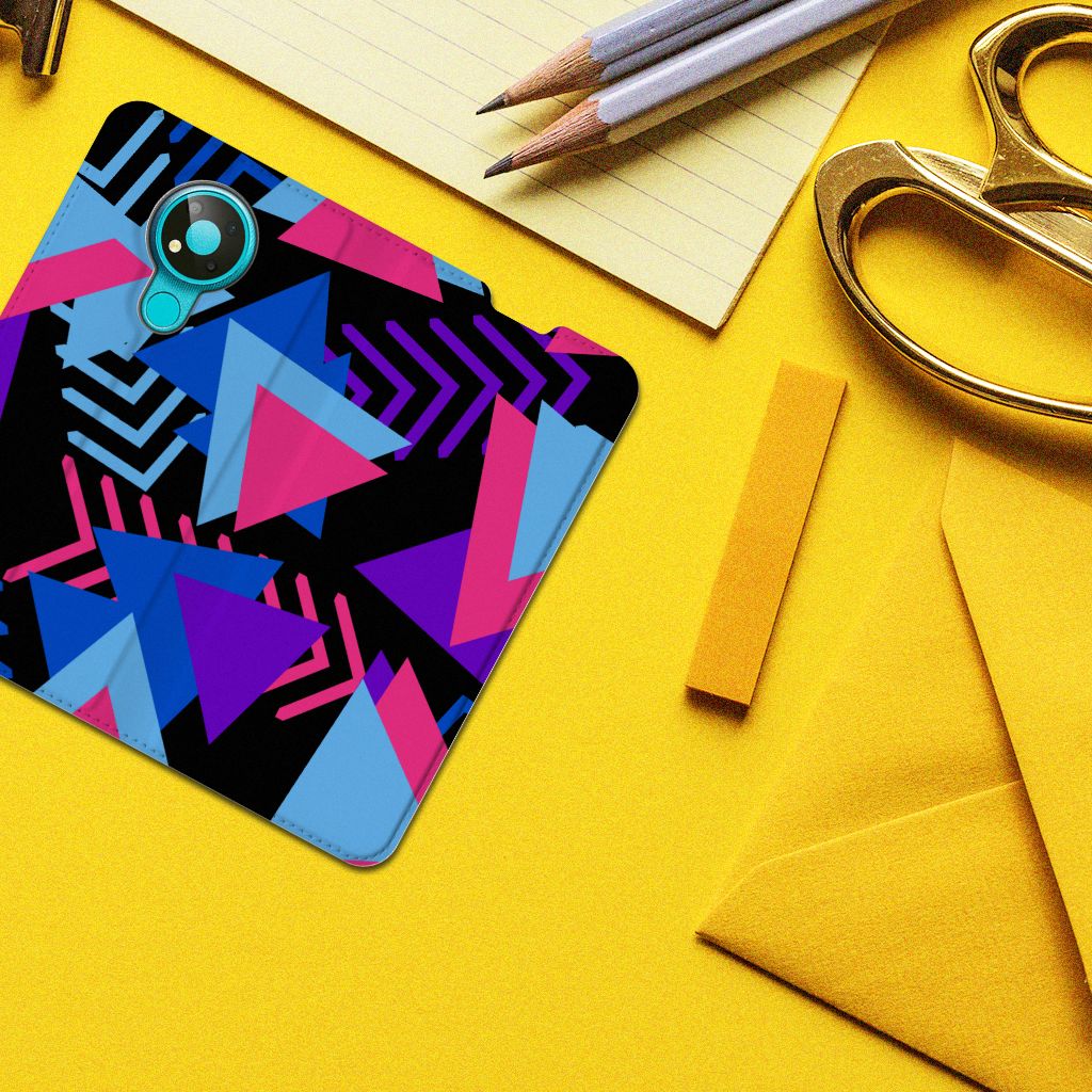 Nokia 3.4 Stand Case Funky Triangle - B2C Telecom