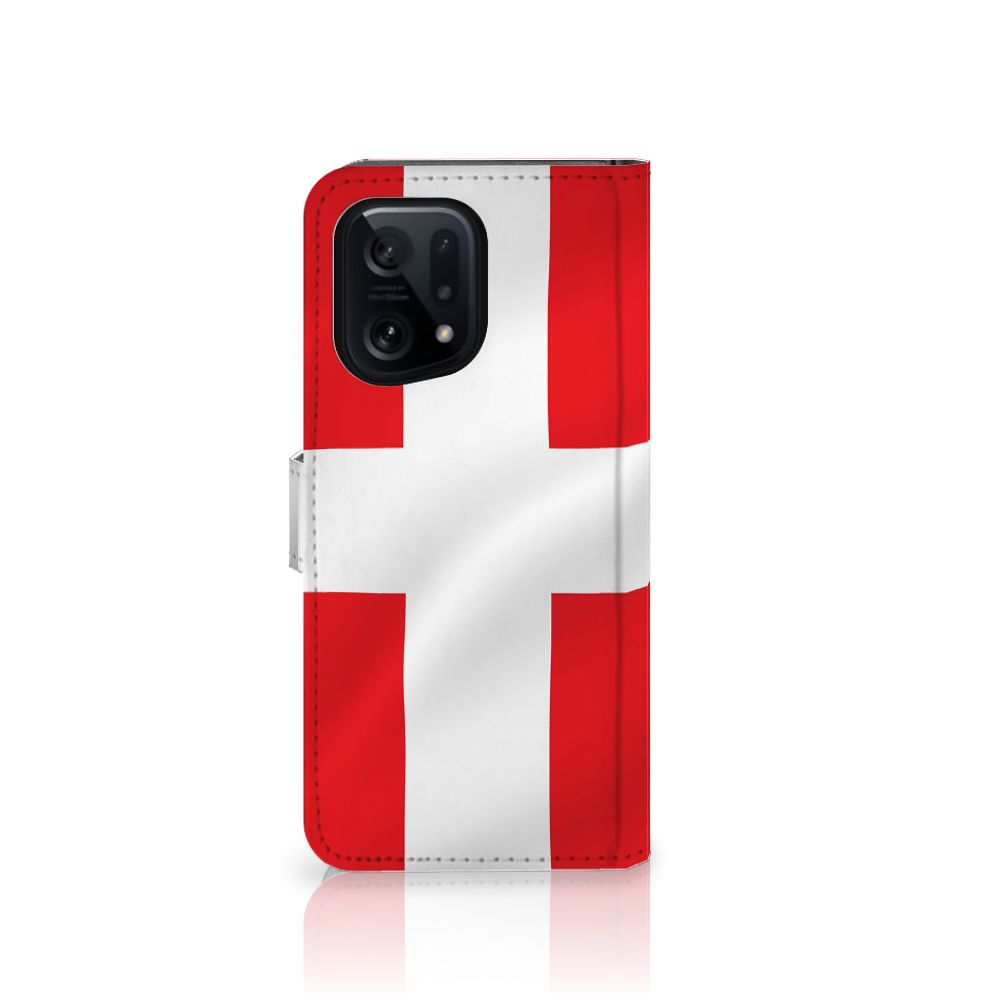 OPPO Find X5 Bookstyle Case Denemarken