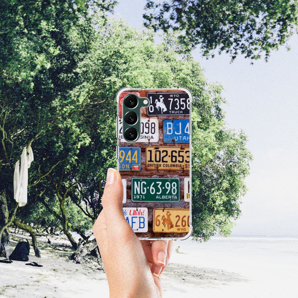 Samsung Galaxy S23 Plus Anti-shock Hoesje met foto Kentekenplaten B2C Telecom