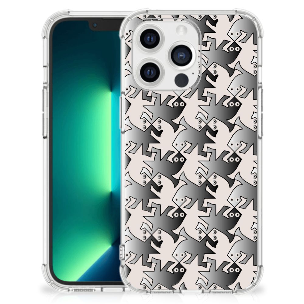 iPhone 13 Pro Max Case Anti-shock Salamander Grey - B2C Telecom
