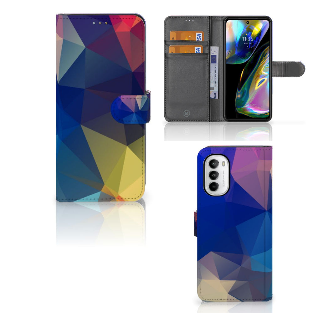 Motorola Moto G52 | Moto G82 Book Case Polygon Dark