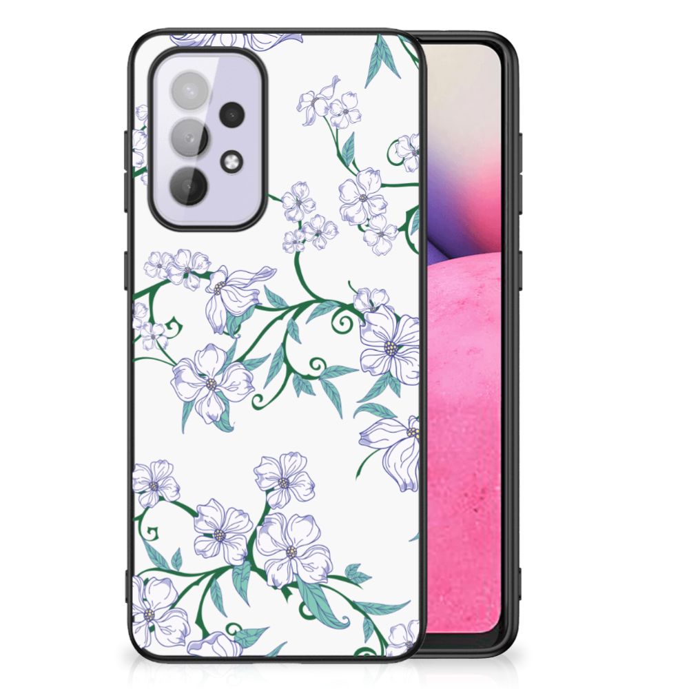 Samsung Galaxy A33 5G Uniek Bloemen Hoesje Blossom White B2C Telecom