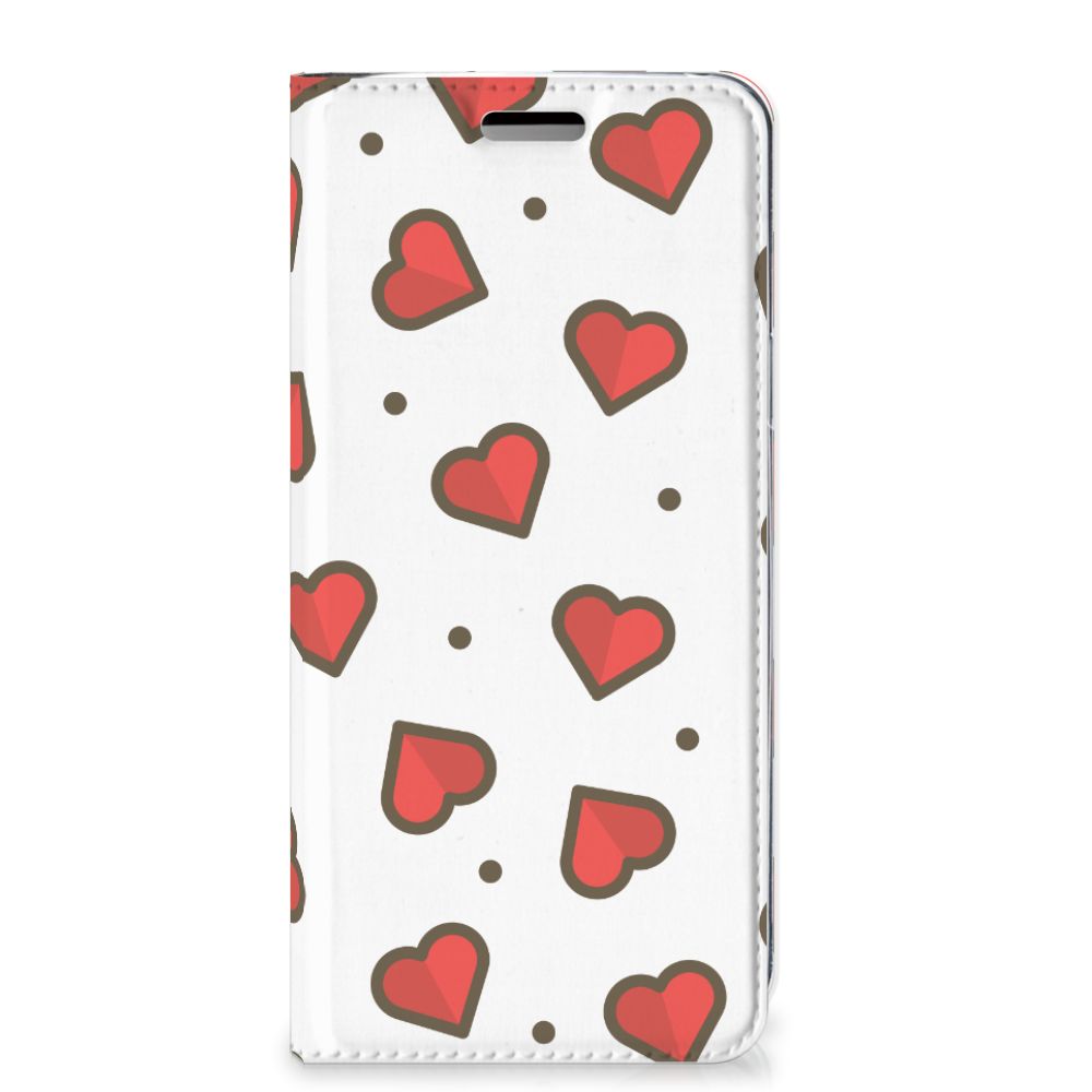 Samsung Galaxy S9 Hoesje met Magneet Hearts