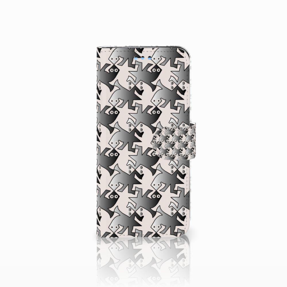 Samsung Galaxy S9 Telefoonhoesje met Pasjes Salamander Grey