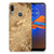 Motorola Moto E6 Plus TPU Siliconen Hoesje Marmer Creme