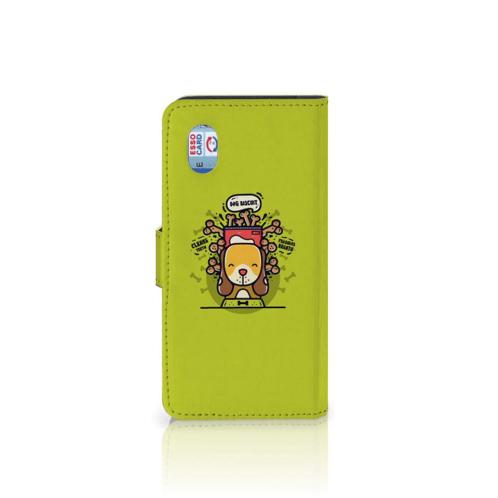 Doggy Biscuit Hoesje Alcatel 1B (2020) Met Twee Pasjes Kunstleer TPU | Book Case