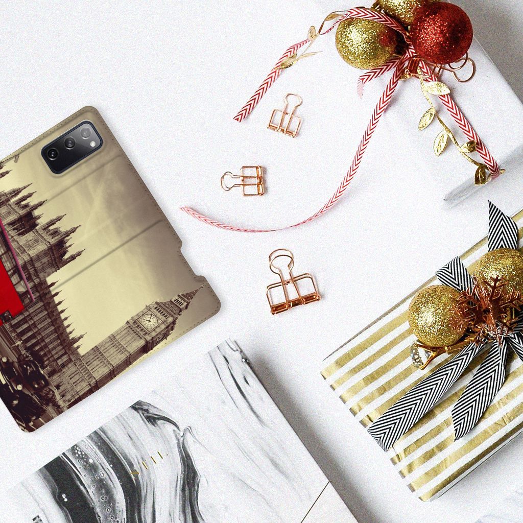 Samsung Galaxy S20 FE Book Cover Londen - B2C Telecom