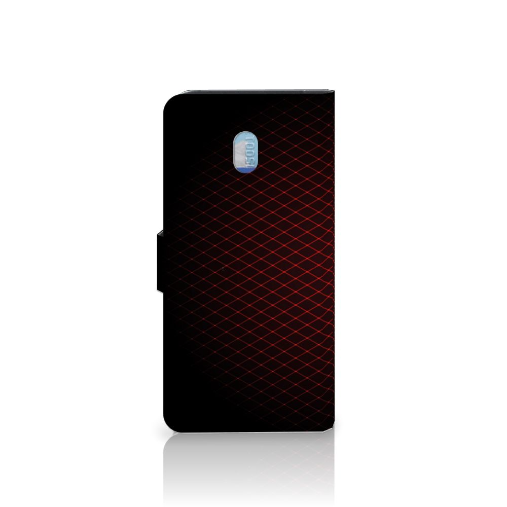 Xiaomi Redmi 8A Telefoon Hoesje Geruit Rood