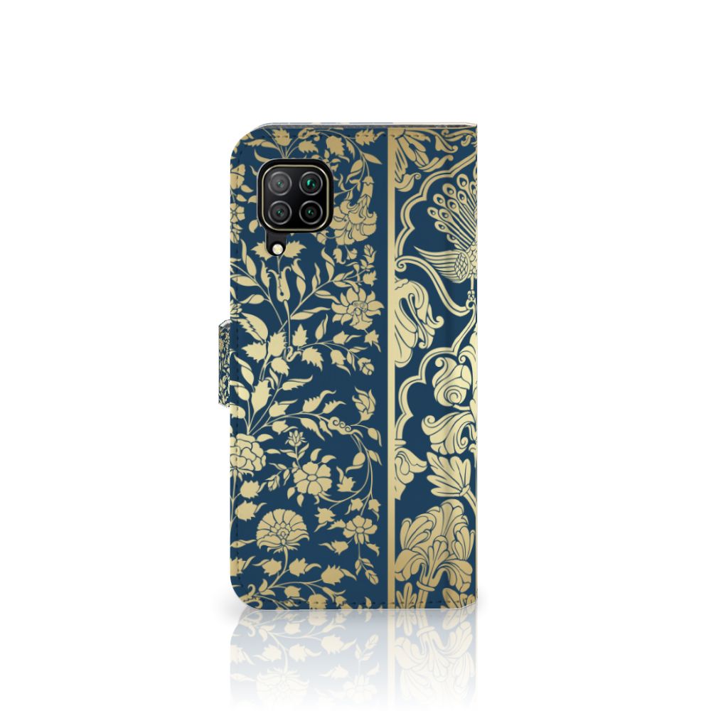Huawei P40 Lite Hoesje Beige Flowers