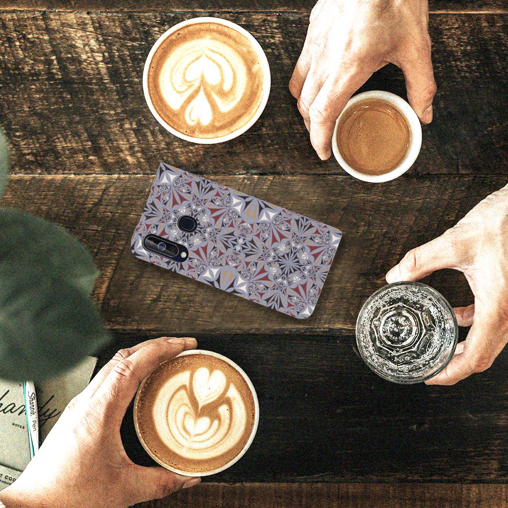 Samsung Galaxy A60 Standcase Flower Tiles