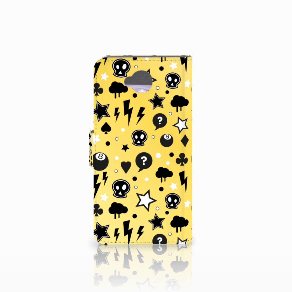 Telefoonhoesje met Naam Microsoft Lumia 650 Punk Geel
