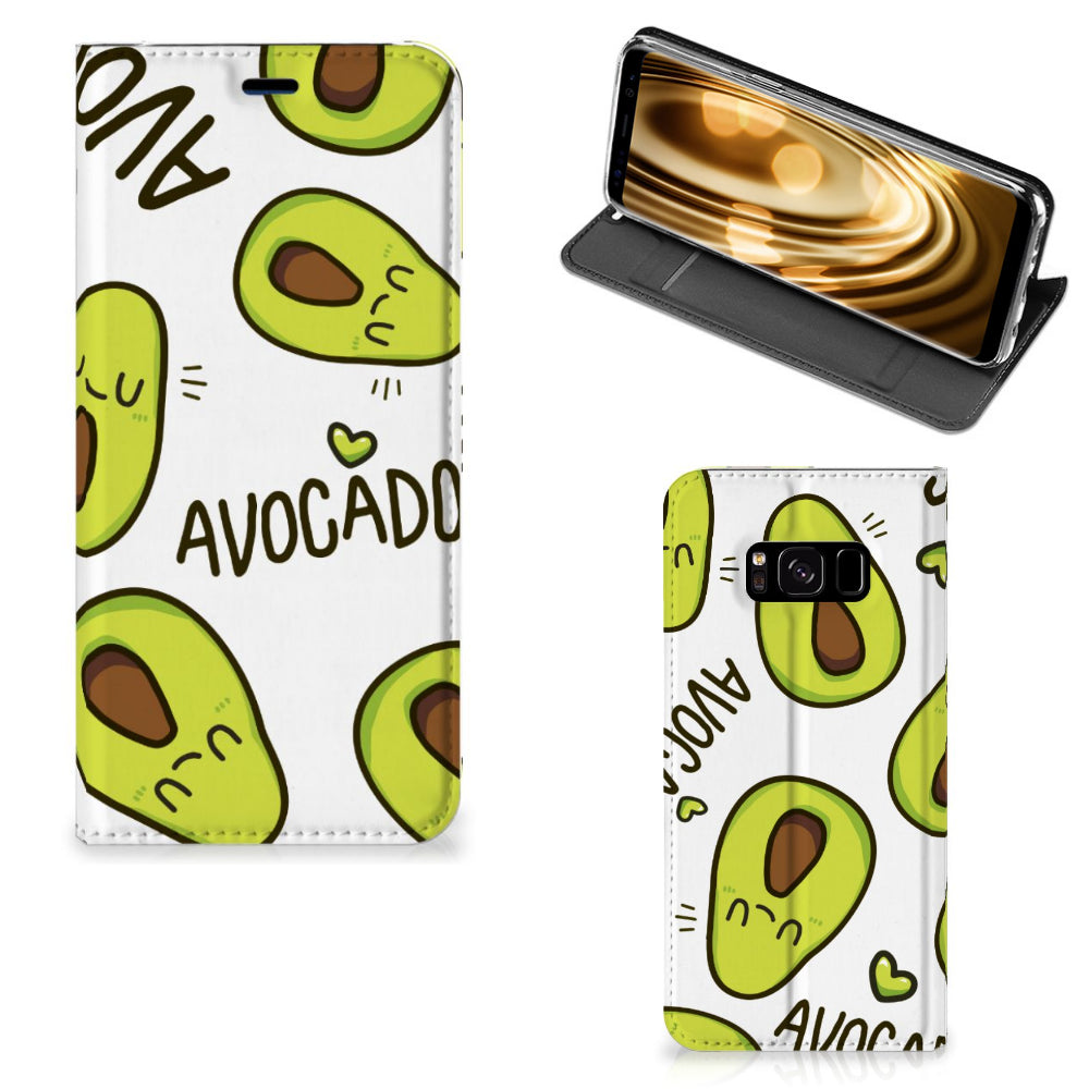 Samsung Galaxy S8 Magnet Case Avocado Singing