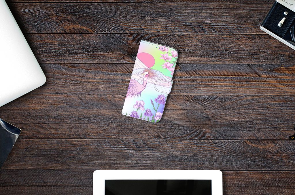 iPhone 14 Pro Telefoonhoesje met Pasjes Bird
