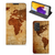 Samsung Galaxy A72 (5G/4G) Book Cover Wereldkaart - B2C Telecom