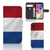 Apple iPhone X | Xs Bookstyle Case Nederlandse Vlag met artistiek design van de Nederlandse vlag.