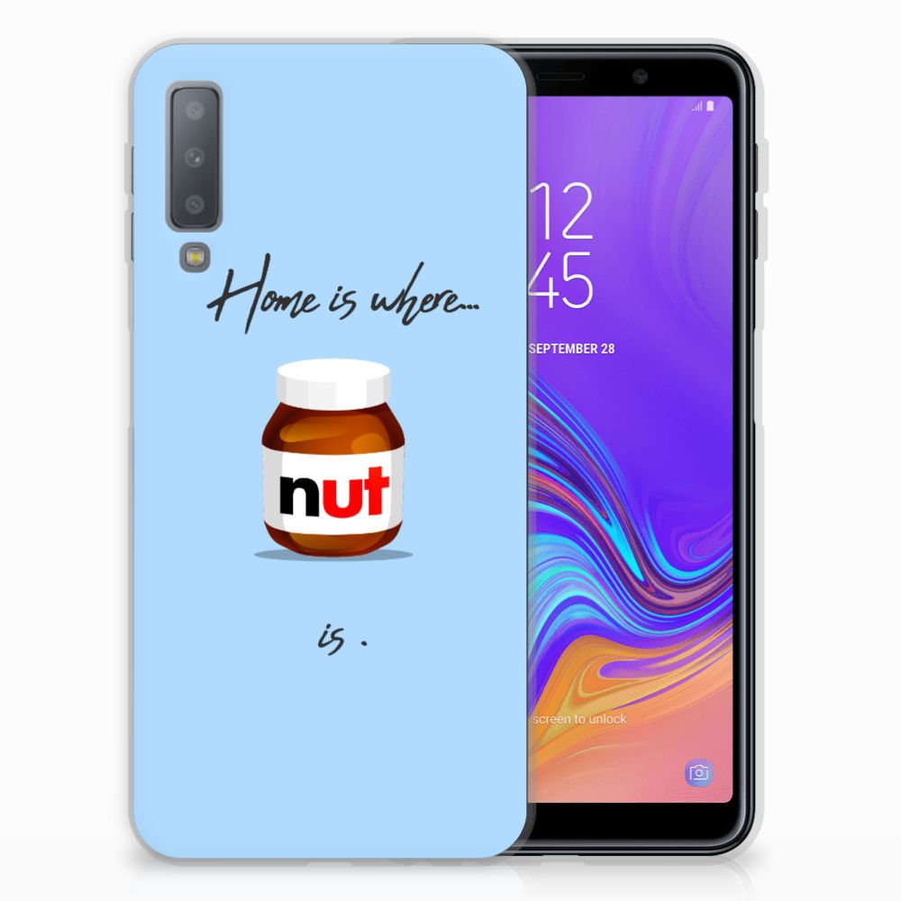 Samsung Galaxy A7 (2018) Siliconen Case Nut Home