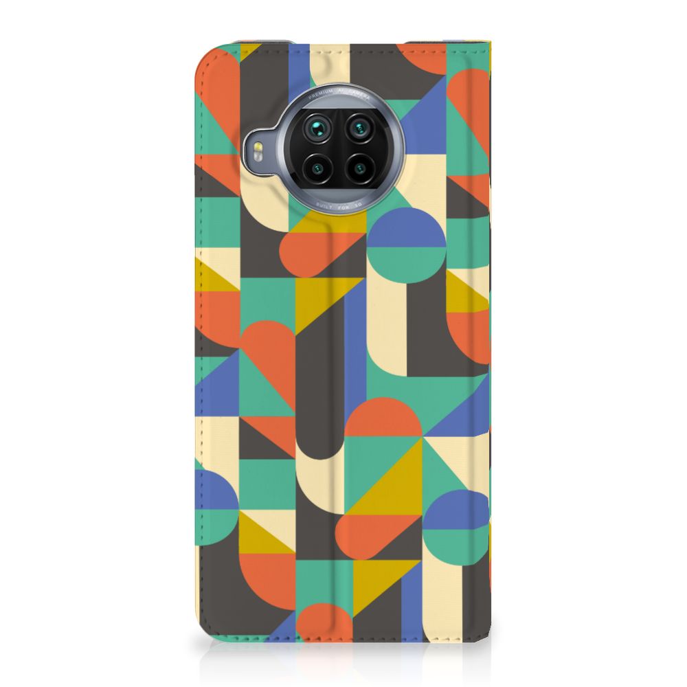 Xiaomi Mi 10T Lite Hoesje met Magneet Funky Retro - B2C Telecom
