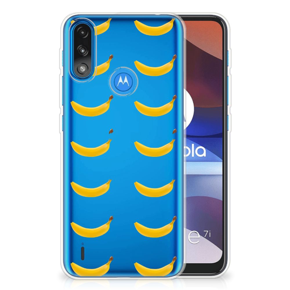 Motorola Moto E7/E7i Power Siliconen Case Banana