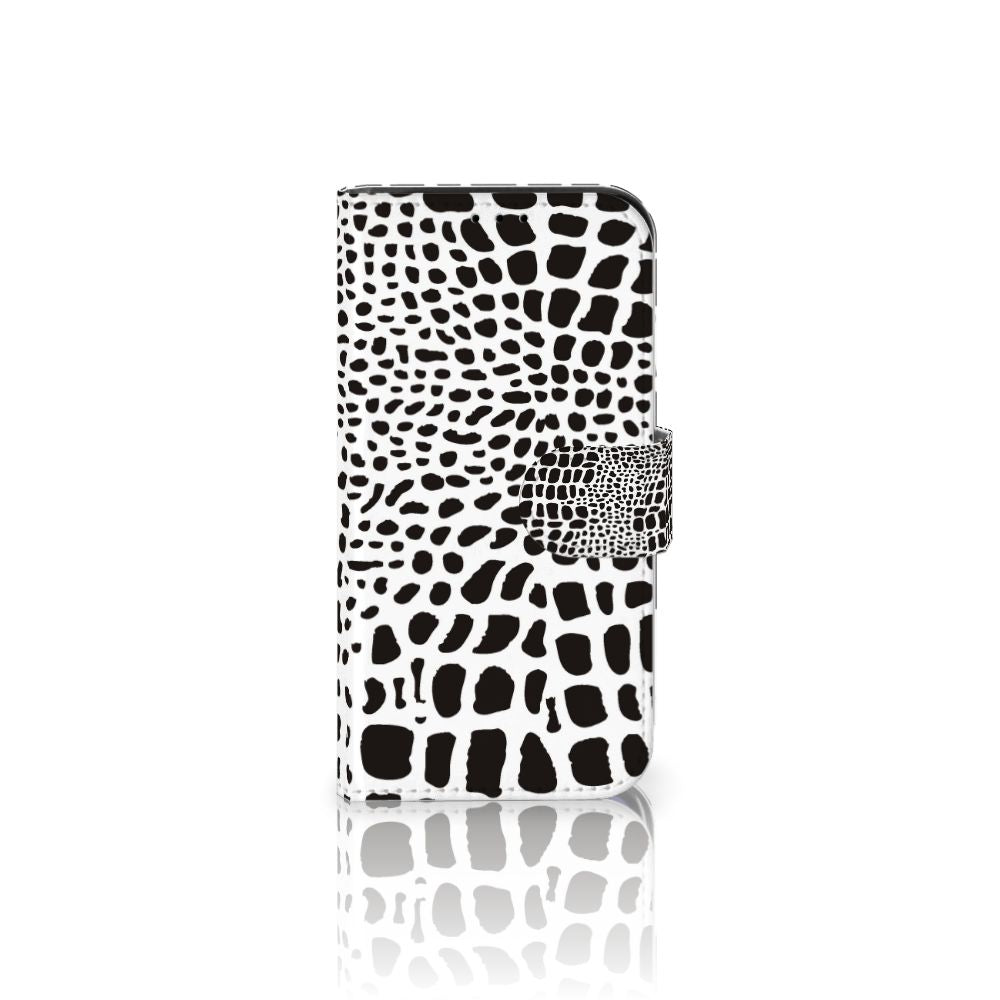 iPhone 13 Mini Telefoonhoesje met Pasjes Slangenprint