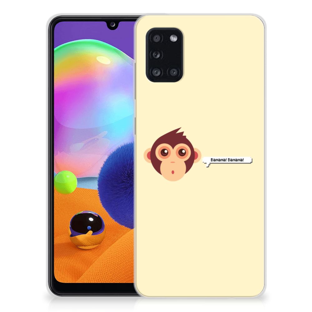 Samsung Galaxy A31 Telefoonhoesje met Naam Monkey B2C Telecom
