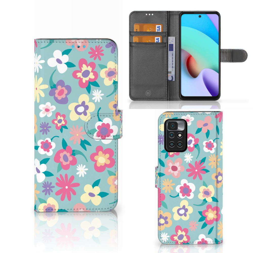 Xiaomi Redmi 10 Hoesje Flower Power