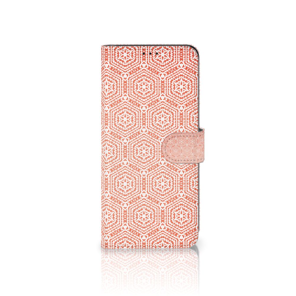 Samsung Galaxy S21 Ultra Telefoon Hoesje Pattern Orange