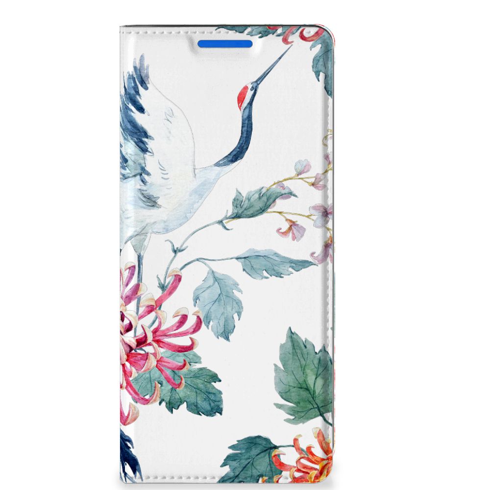 OPPO Reno 6 Pro Plus 5G Hoesje maken Bird Flowers - B2C Telecom