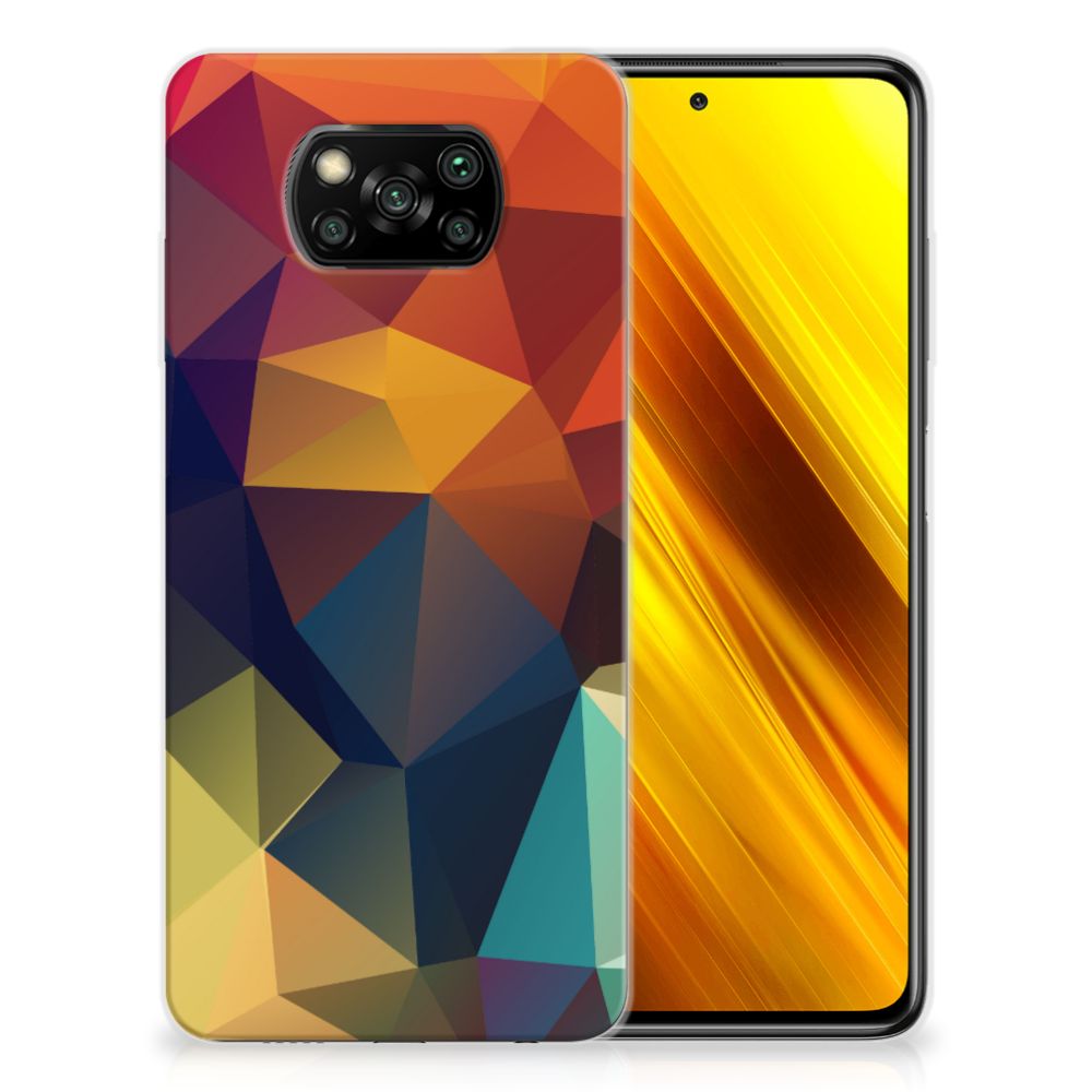 Xiaomi Poco X3 | Poco X3 Pro TPU Hoesje Polygon Color