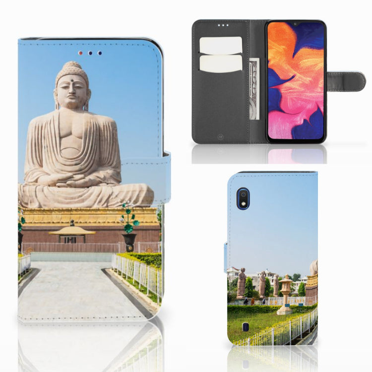 Samsung Galaxy A10 Flip Cover Boeddha