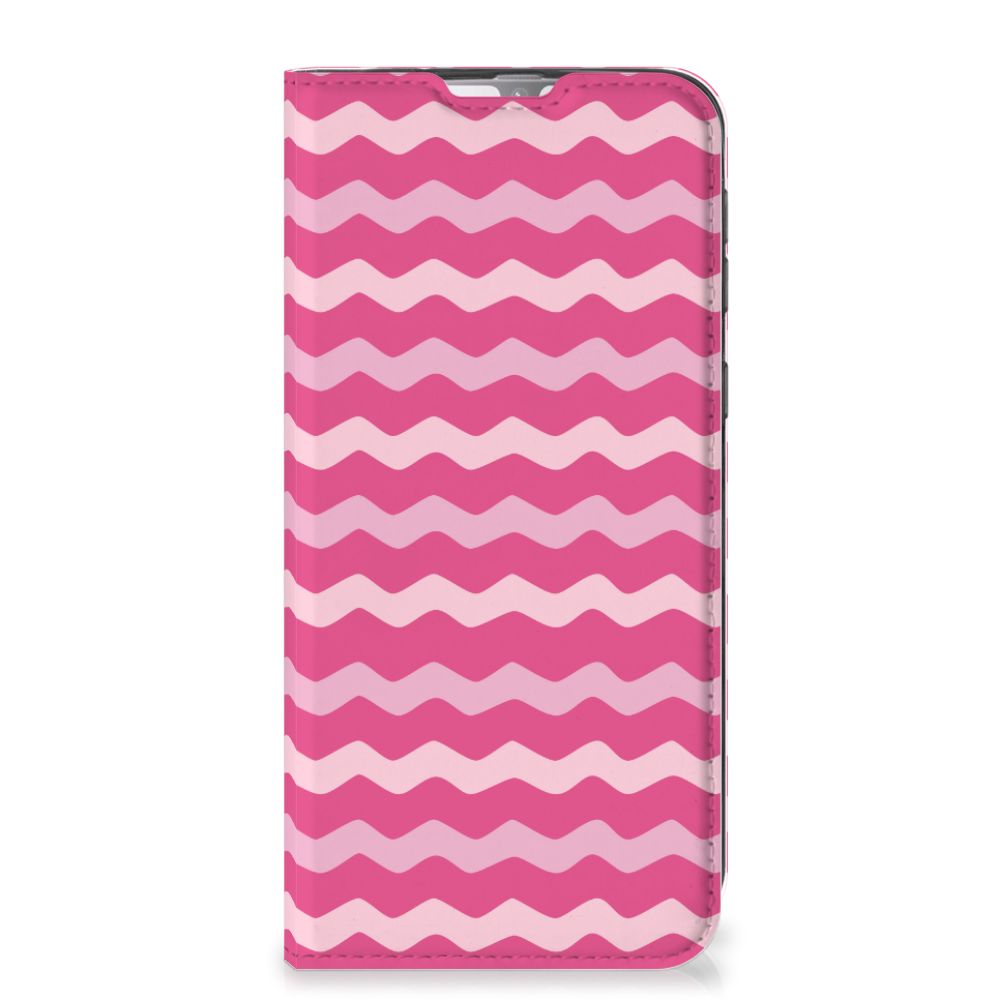 Samsung Galaxy M31 Hoesje met Magneet Waves Pink - B2C Telecom