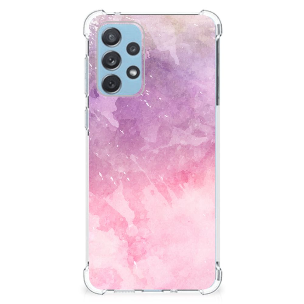 Back Cover Samsung Galaxy A73 Pink Purple Paint B2C Telecom