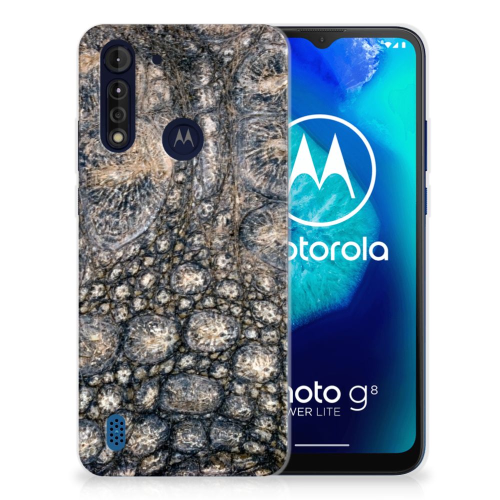 Motorola Moto G8 Power Lite TPU Hoesje Krokodillenprint B2C Telecom