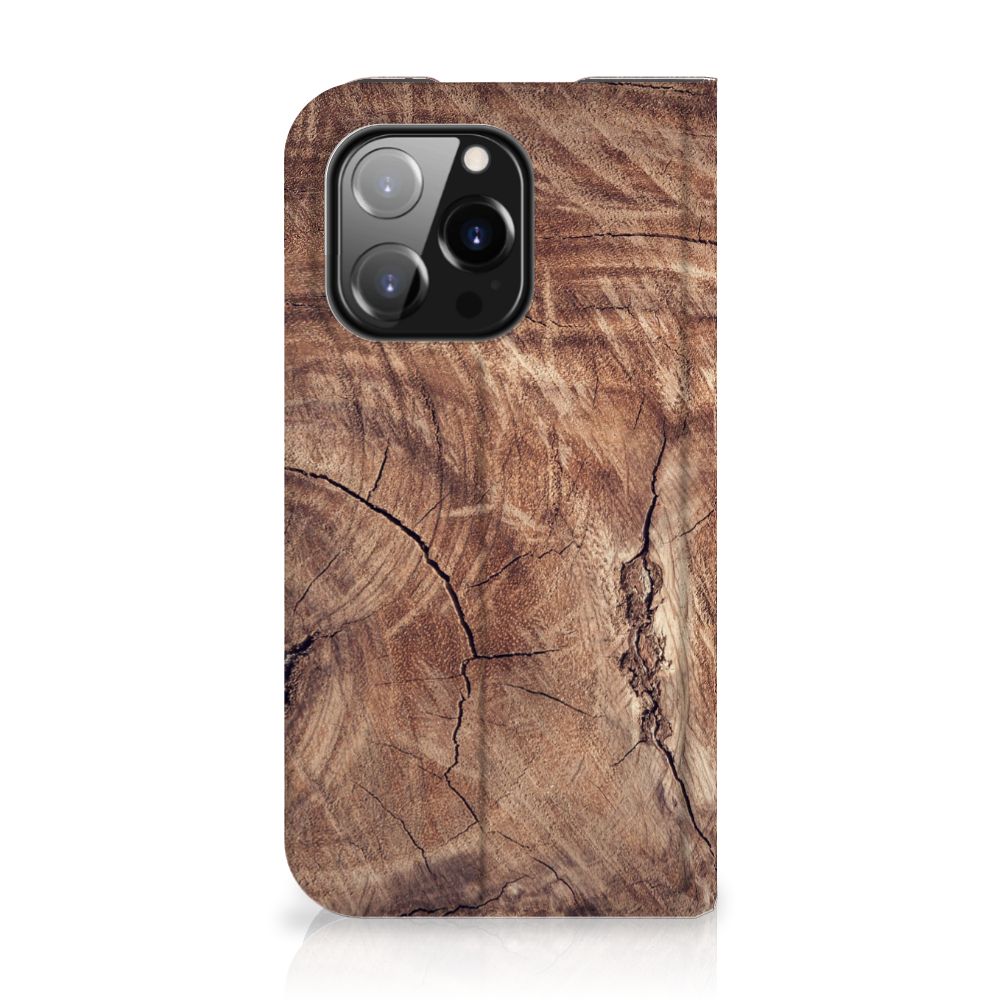 iPhone 14 Pro Book Wallet Case Tree Trunk - B2C Telecom