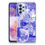 Silicone Back Case Samsung Galaxy A23 Angel Skull Blauw