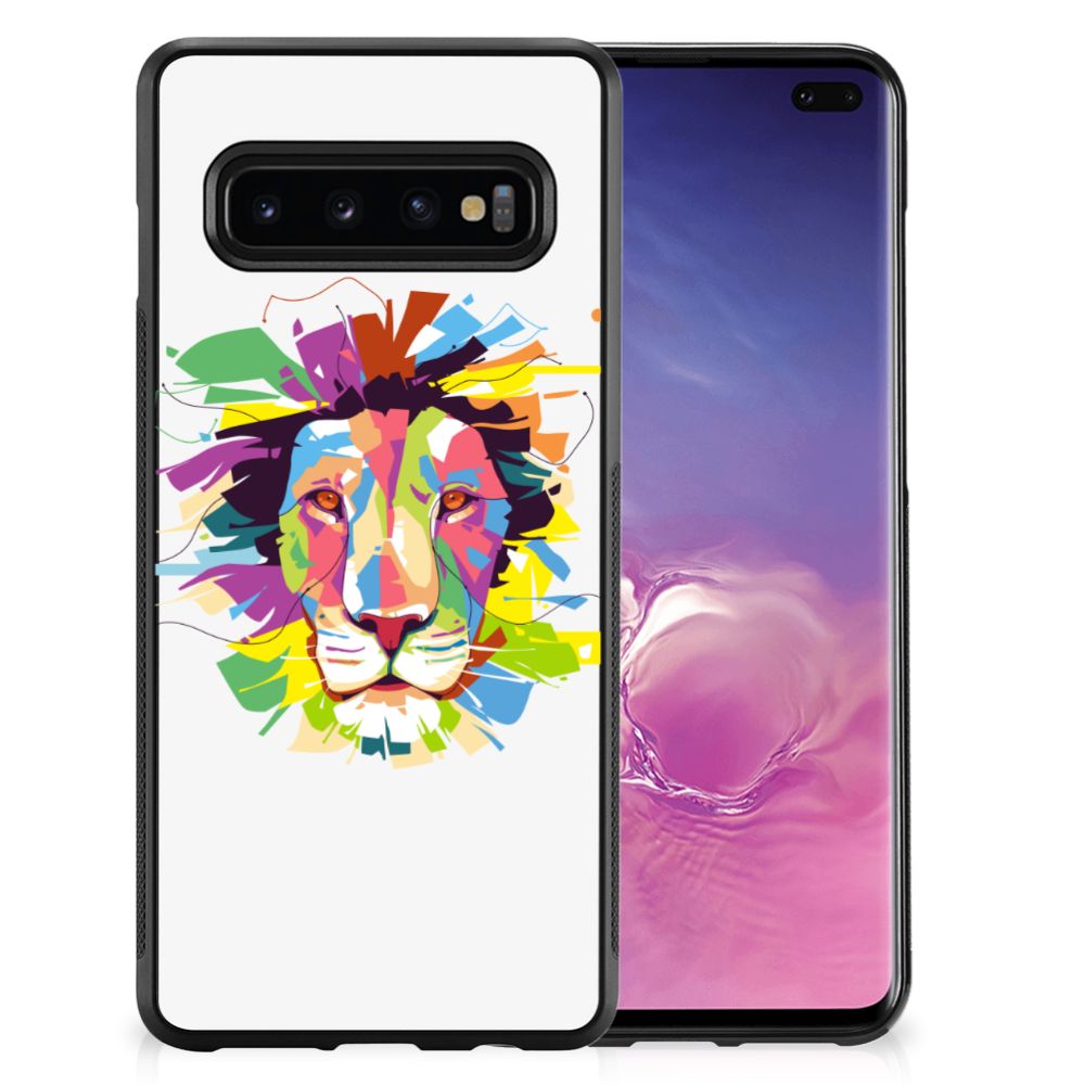 Samsung Galaxy S10+ Bumper Hoesje Lion Color