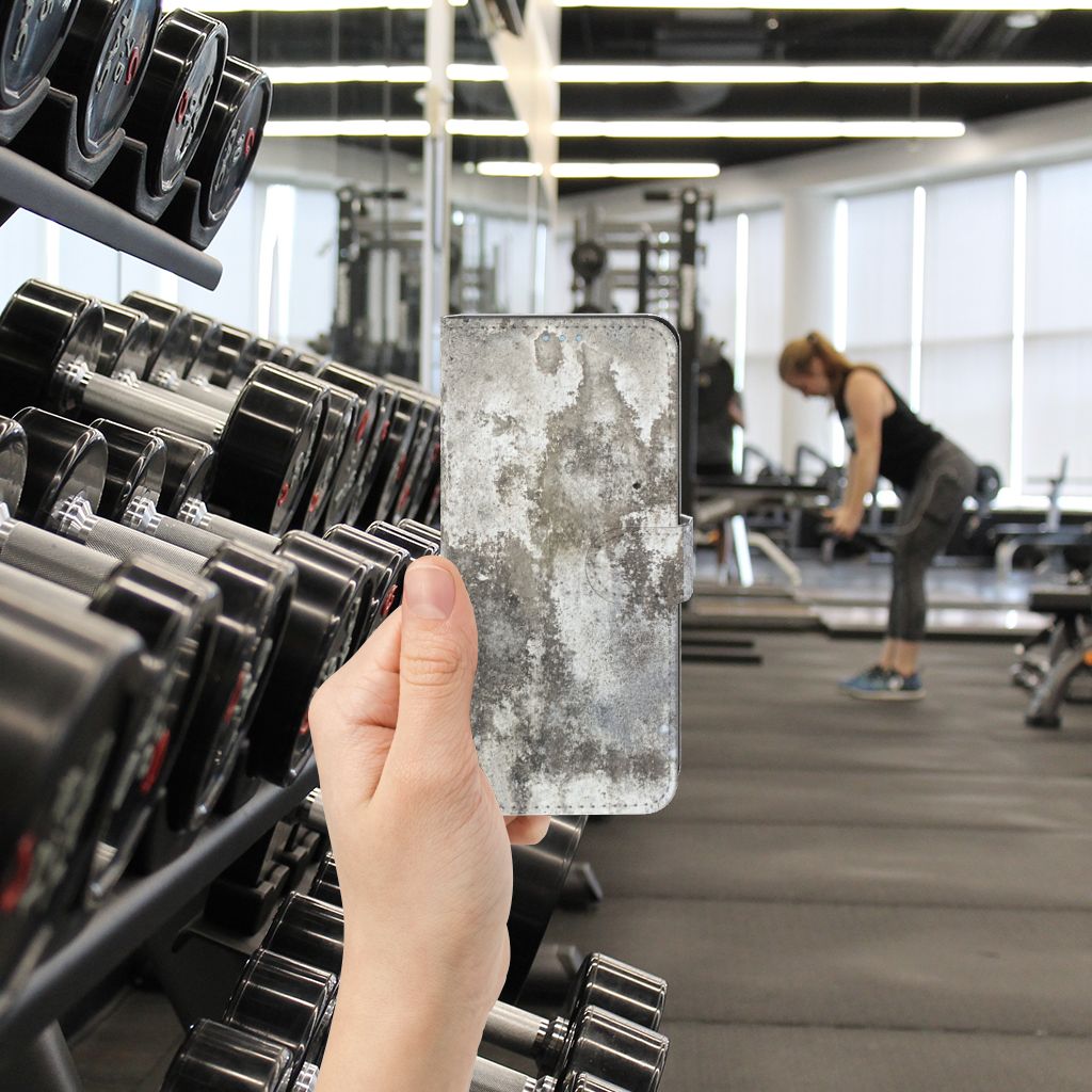 Samsung Galaxy A21s Bookcase Beton Print