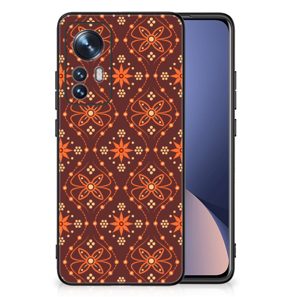 Xiaomi 12 | 12X Back Case Batik Brown