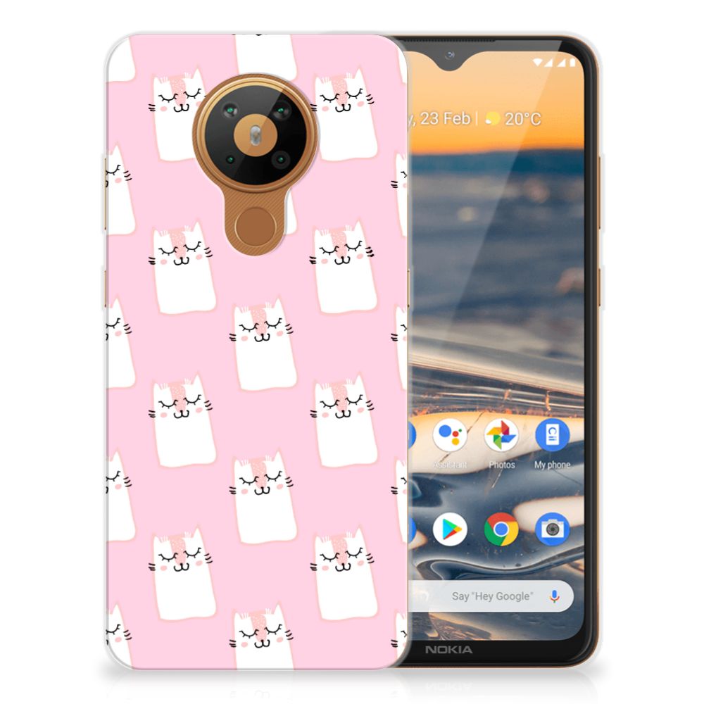 Nokia 5.3 TPU Hoesje Sleeping Cats B2C Telecom