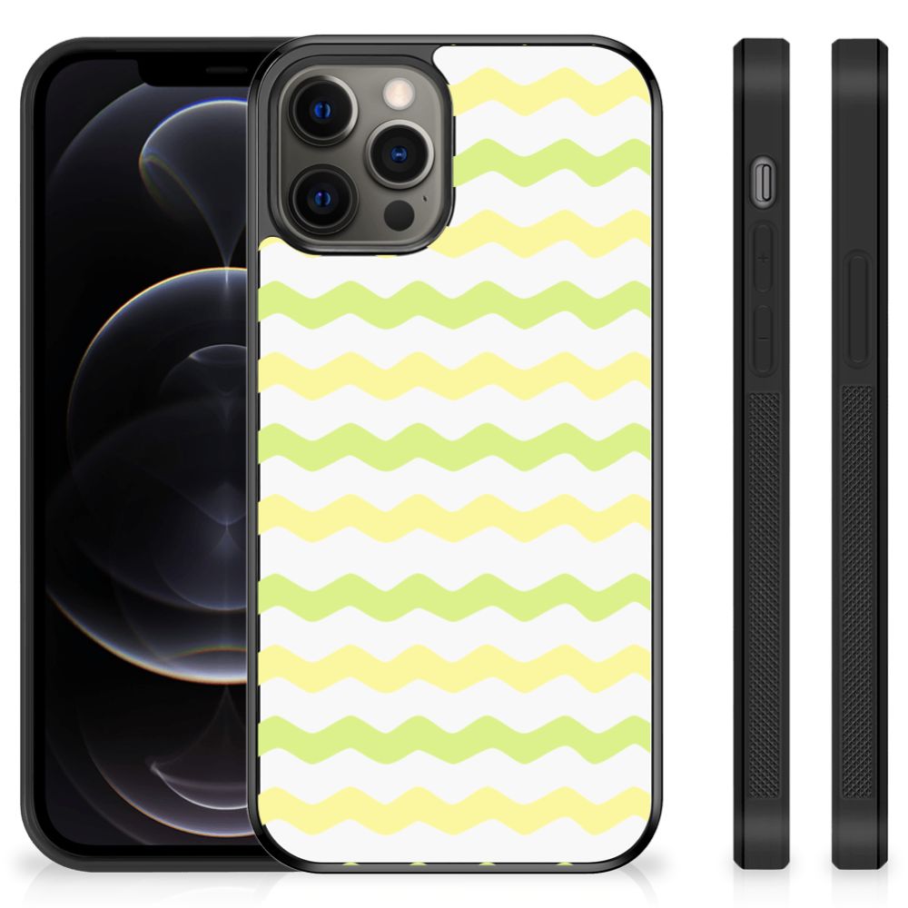 iPhone 12 Pro Max Bumper Case Waves Yellow B2C Telecom