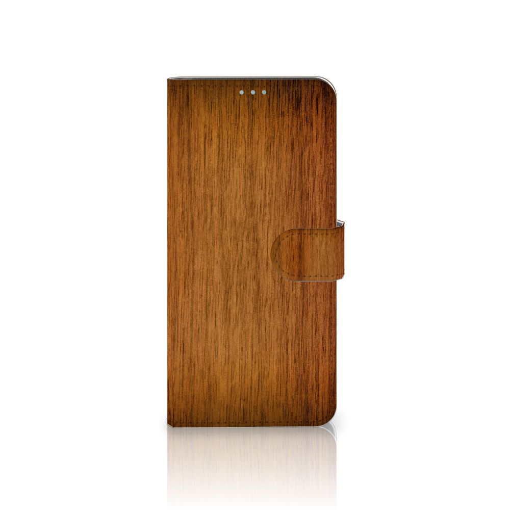 Nokia 3.4 Book Style Case Donker Hout