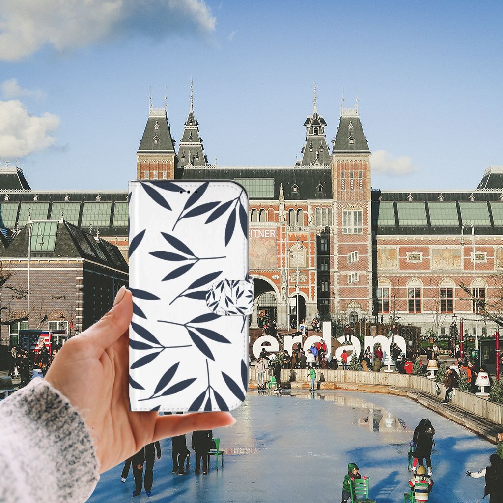 iPhone 13 Pro Max Hoesje Leaves Blue