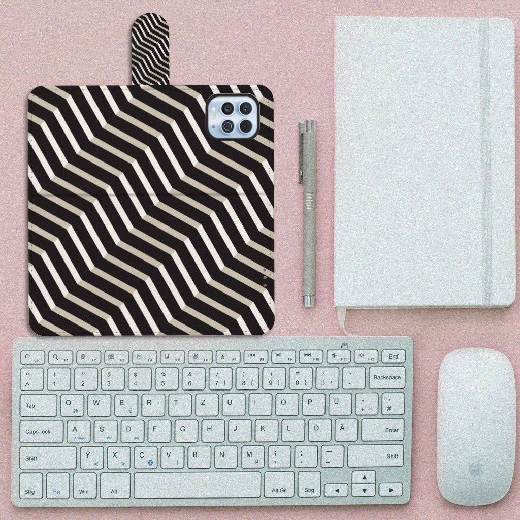 Motorola Moto G100 Book Case Illusion